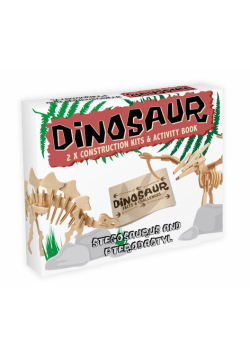 Model Stegosaurus and Pterodactyl