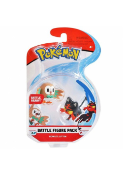 Pokemon Figurka Rowlet vs Litten