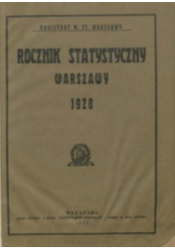 Rocznik statystyczny 1928