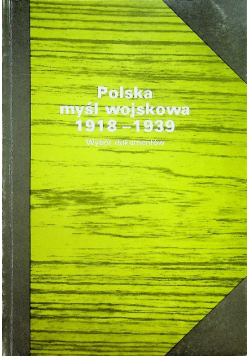 Polska myśl wojskowa 1918 1939