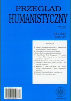Przegląd humanistyczny 3/2010