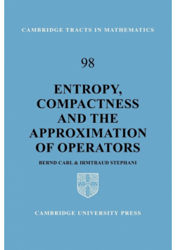 Entropy, Compactness and the Approximation of Operators