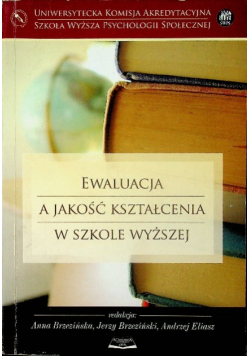 Ewaluacja a jakość kształcenia w szkole wyższej