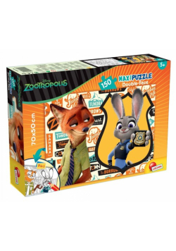 Puzzle dwustronne maxi 150 Zwierzogród