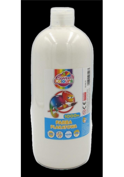 Farba plakatowa biała 1000ml