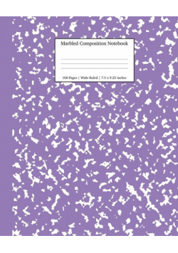 Marbled Composition Notebook