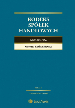 Kodeks spółek handlowych. Komentarz