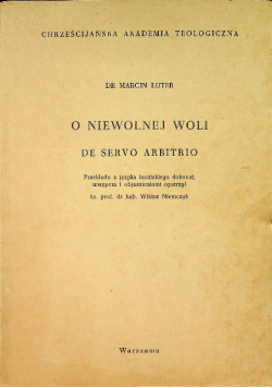 O niewolnej woli