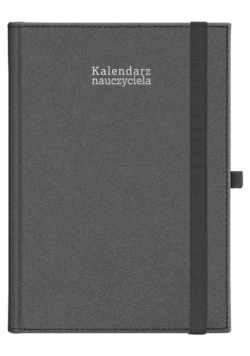 Kalendarz nauczyciela 24/25 A5T Kraft z gumką CZARNY