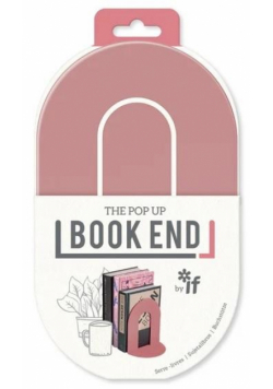Book End Podpórka pod książki pudrowy róż