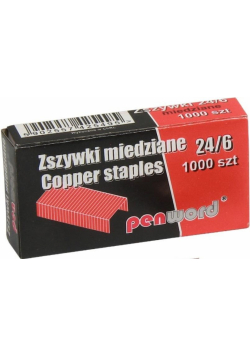 Zszywki miedziane (10x1000szt)