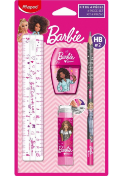 Zestaw art. szkolnych Barbie 4el MAPED
