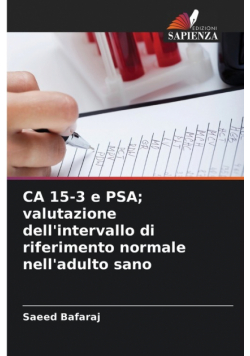 CA 15-3 e PSA; valutazione dell'intervallo di riferimento normale nell'adulto sano