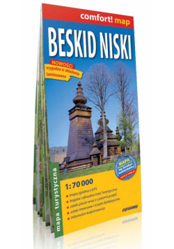 Beskid Niski mapa turystyczna 1:70 000, ExpressMap
