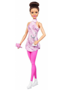 Barbie Kariera. Lalka Łyżwiarka figurowa HRG37