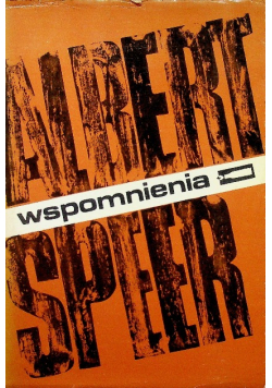Speer Wspomnienia