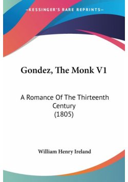 Gondez, The Monk V1