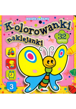 Kolorowanki naklejanki Wesołe zabawy