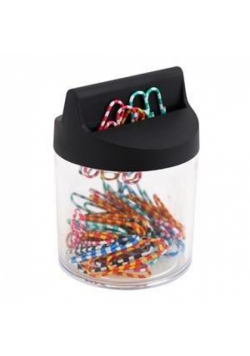 Spinacze powlekane zebra 28mm 60szt MemoBe