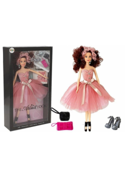 Lalka modelka ciemne włosy 28cm