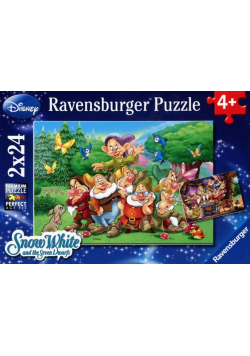 Puzzle Disney Siedmiu krasnoludków 2x24