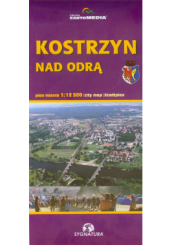 Kostrzyn nad Odrą plan miasta 1:12 500