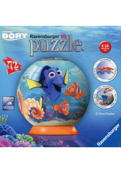 Puzzle 3D Kuliste Gdzie jest Dory 72
