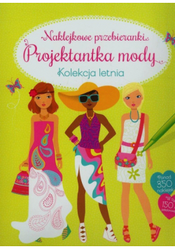 Naklejkowe przebieranki Projektantka mody Kolekcja letnia