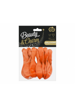 Balony B&C pastelowe pomarańczowe 30,5cm 10szt