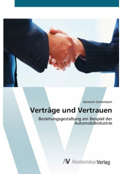 Verträge und Vertrauen