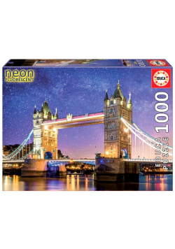 Puzzle 1000 Tower Bridge, Londyn, Anglia (fluo...