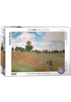 Puzzle 1000 The Poppy Field by Monet 6000-0826