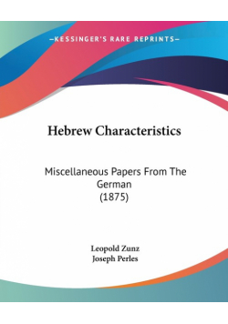 Hebrew Characteristics