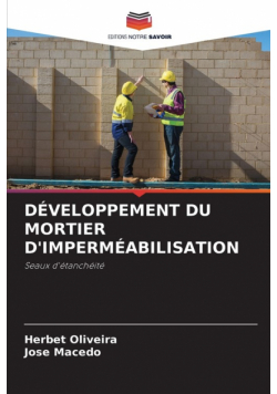 Développement Du Mortier D'imperméabilisation