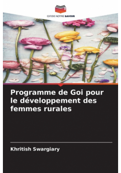 Programme de Goi pour le développement des femmes rurales