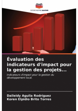 Évaluation des indicateurs d'impact pour la gestion des projets...