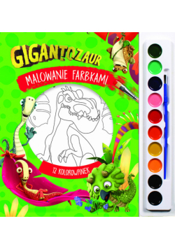 Malowanie farbkami. Gigantozaur