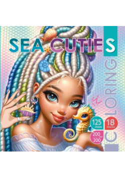 Kolorowanka z naklejkami 200x200 Syrenki