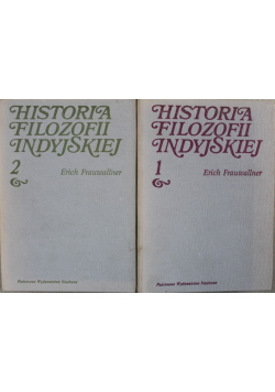 Historia filozofii indyjskiej Tom I i II