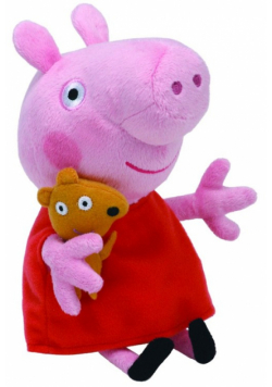 Beanie Babies Peppa Pig - Świnka Peppa średnia