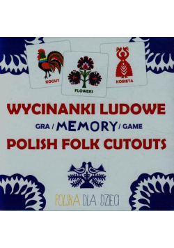 Wycinanki ludowe gra memory Polish folk cutouts