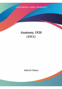 Anatomy, 1920 (1911)