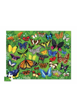 Puzzle Zwierzęta świata Motyle 100