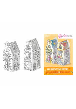 Domek do kolorowania mini ul. Słoneczna i Zakochana