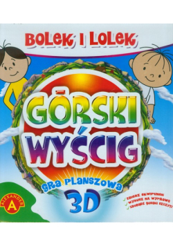 Górski wyścig Gra planszowa 3D Bolek i Lolek