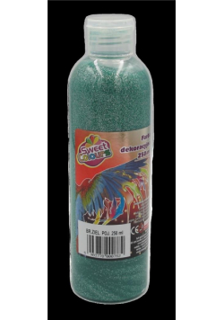 Farba dekoracyjna brokatowa zielona 250ml