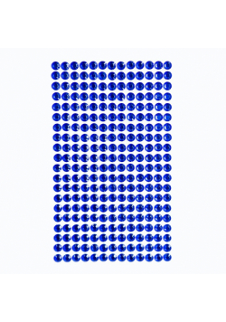 Kryształki samoprzylepne dark blue 6mm 260szt