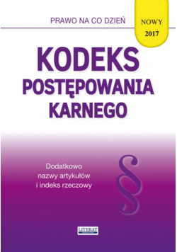 Kodeks postępowania karnego 2017