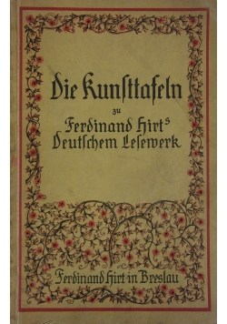Die kunst tafeln, 1925