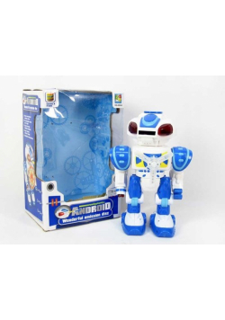 Robot Android ze światłem i dźwiękiem